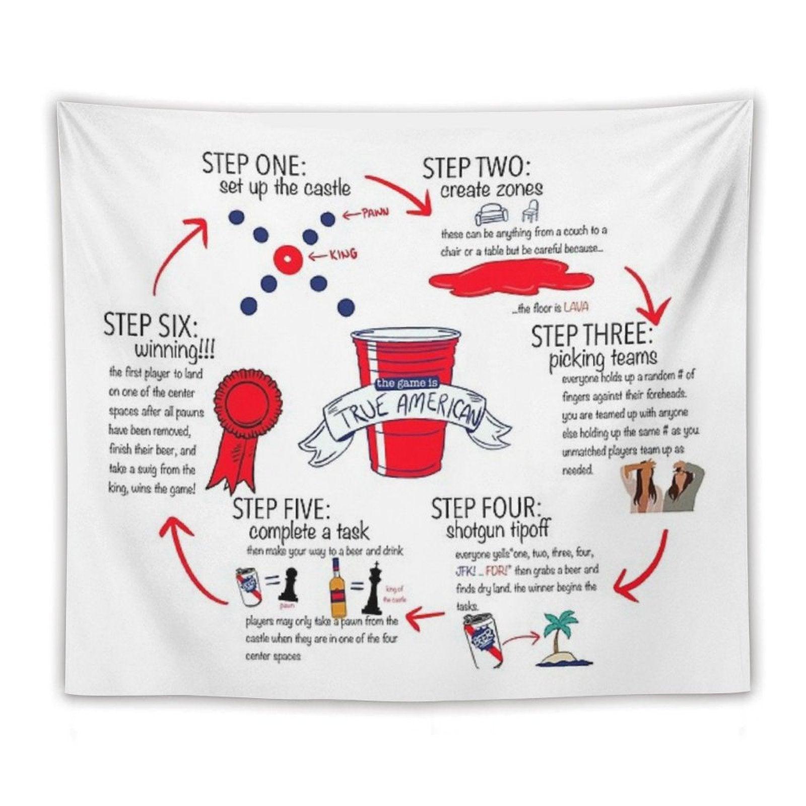 True American Rules Tapestry