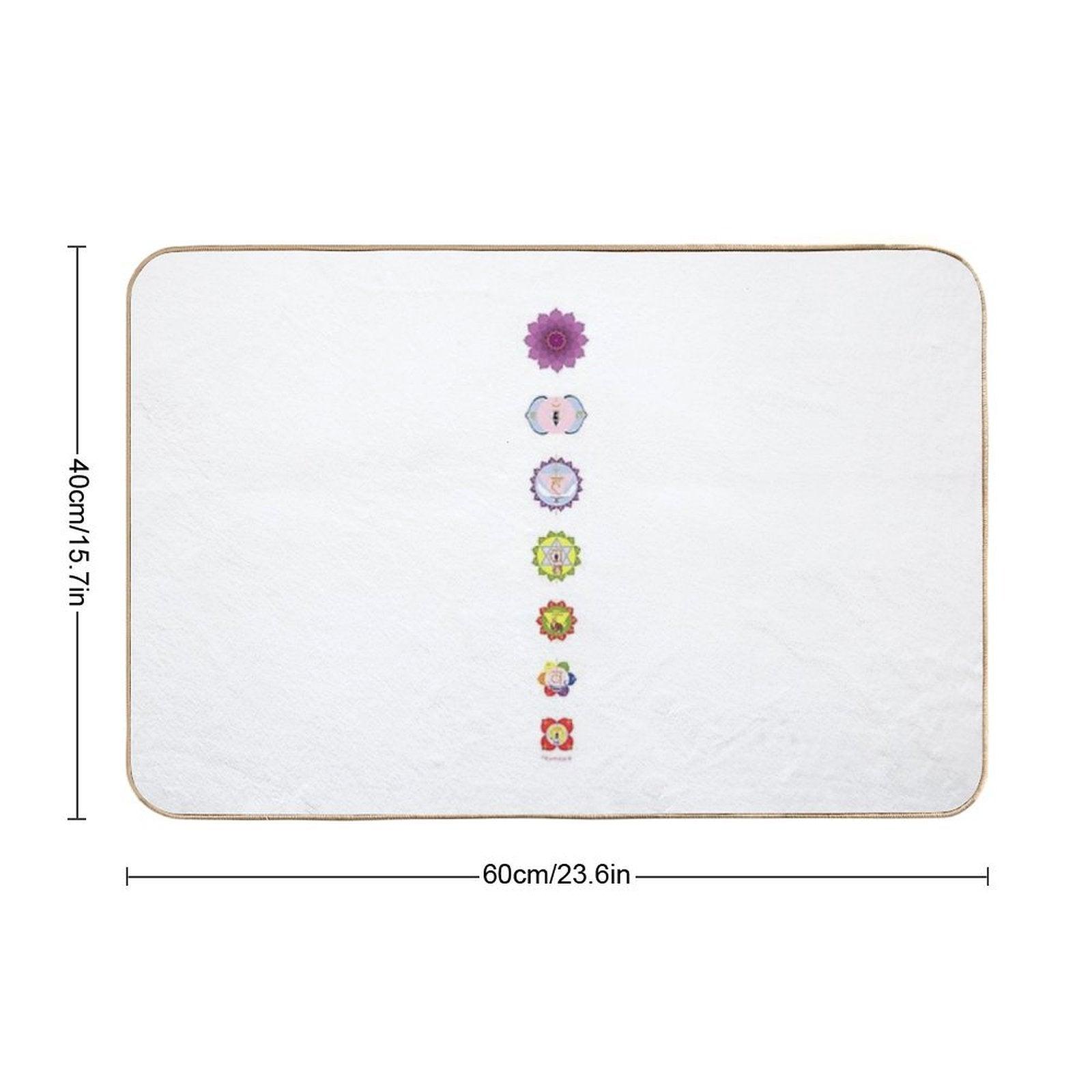 7 Chakras Bath Mat