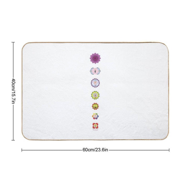 7 Chakras Bath Mat