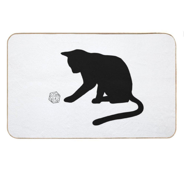 D20 Cat Bath Mat