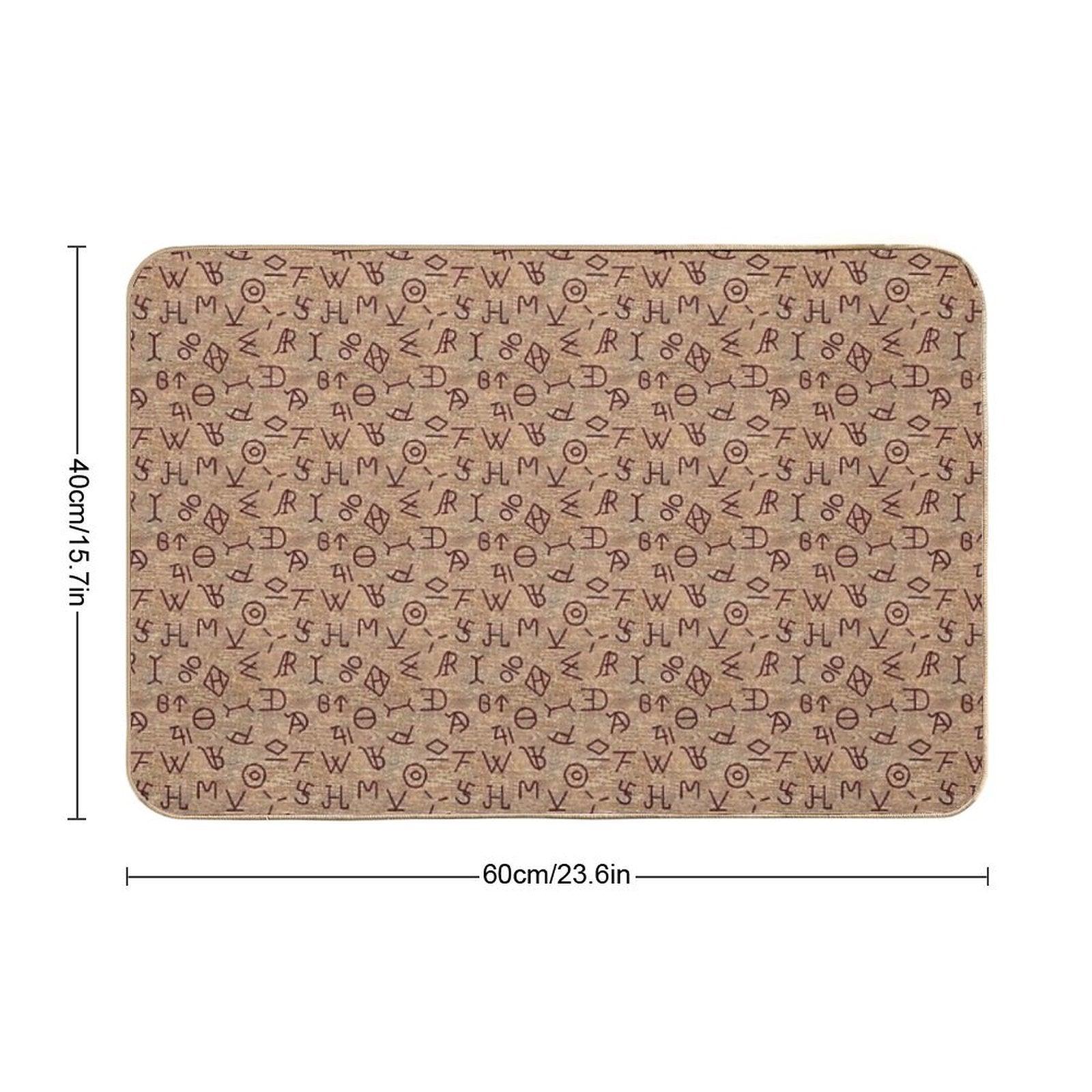 Cattle Brands Bath Mat
