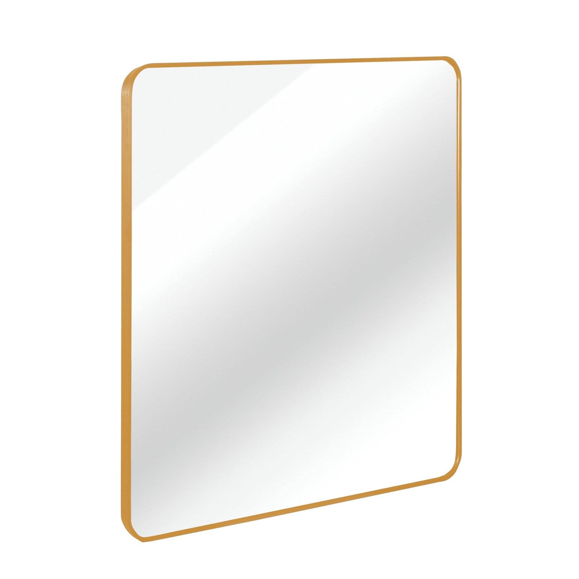 Metal Framed Square Bathrrom Mirror for Wall, Modern Vanity Bathroom Wall Mirror