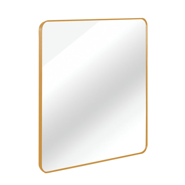 Metal Framed Square Bathrrom Mirror for Wall, Modern Vanity Bathroom Wall Mirror
