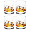 Fish Old Fashion Drinking Glasses, Fish Glasses For White and Red Wine, Water or Whiskey, by The Wine Savant, Each Glass Is Individually Sand Etched - Fish Wine Glasses