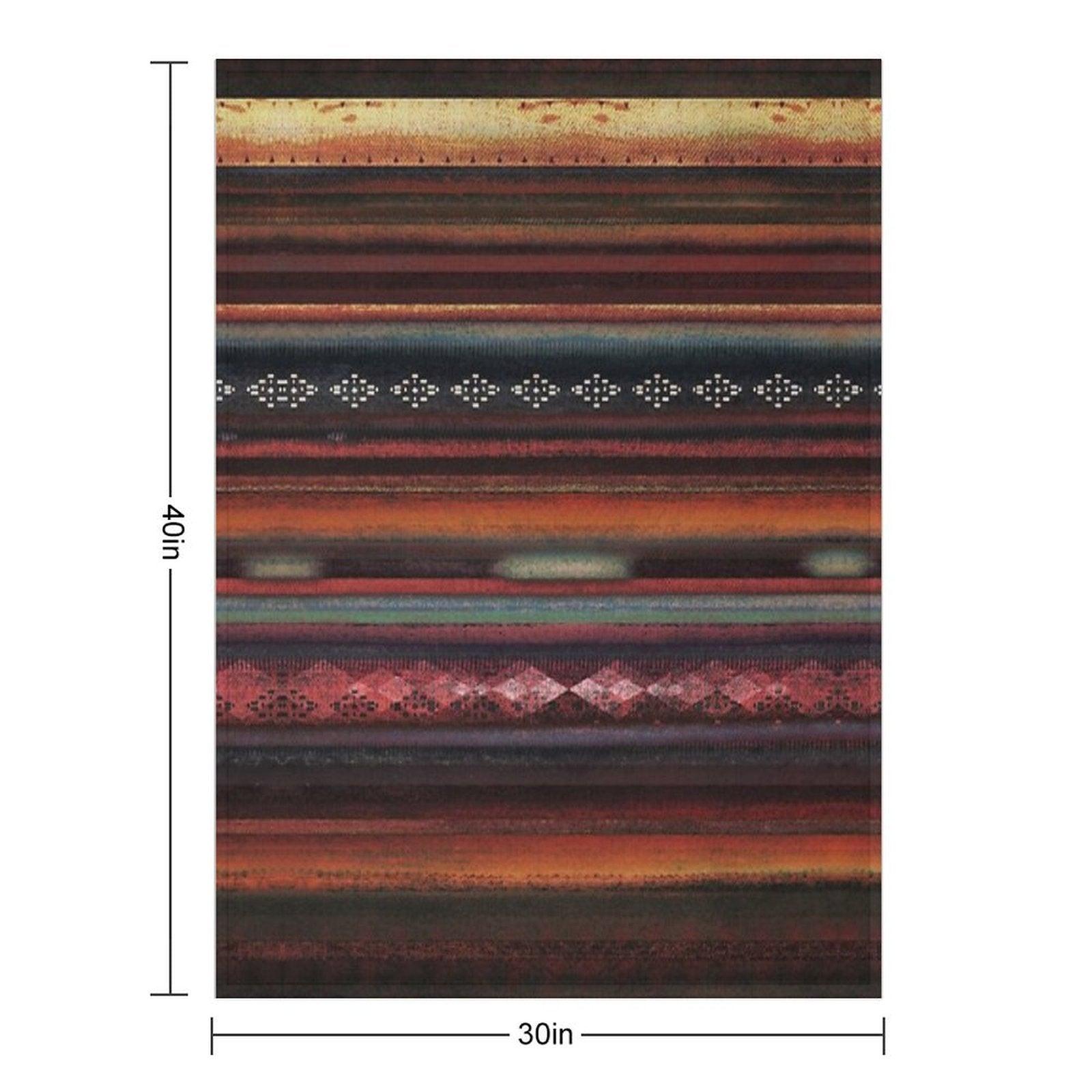 The Travellers Garmet Throw Blanket