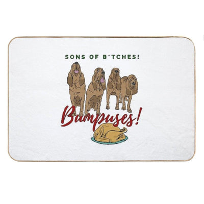 Christmas Story Bumpuses Bloodhounds Bath Mat