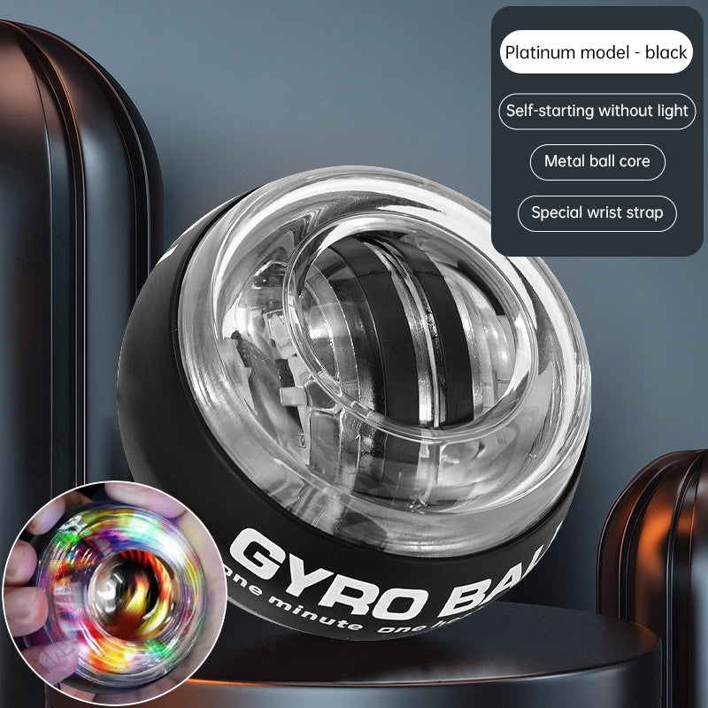 Auto-Counter Gyro Ball, a wrist exerciser with LED. Also named Wrist Power Gyro Ball, it builds arm strength for workouts.