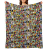 Horror Movies Wrinkle-free Throw Blanket