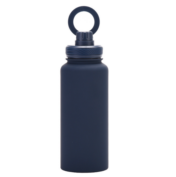 Magnetic Phone Holder Outdoor Large Capacity 1L Wide-Mouth Insulated Stainless Steel Sports Water Bottle