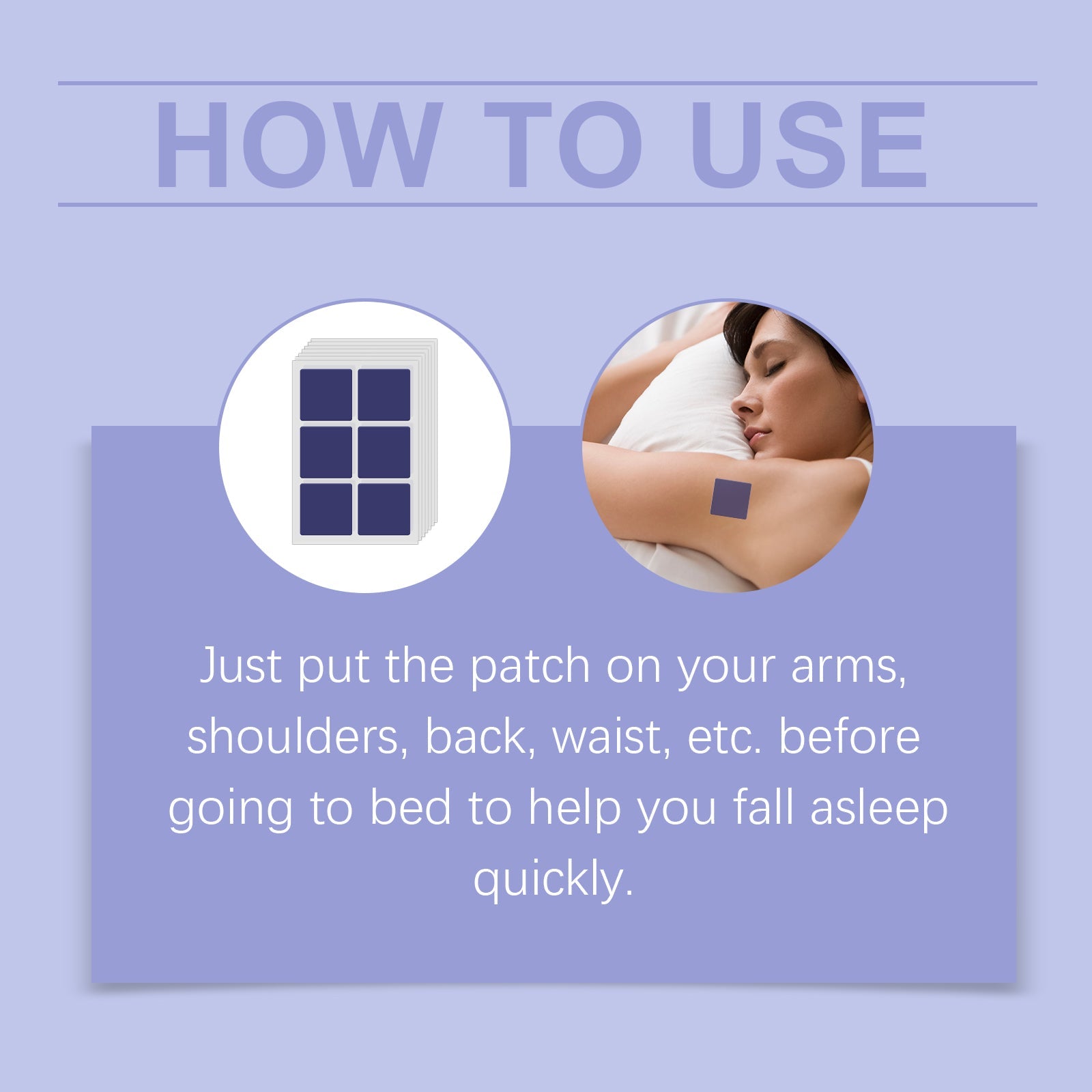 Lavender Sleep Patch Pamper The Sleeping Atmosphere At Night With A Gentle And Fragrant Sleep Body Care Patch