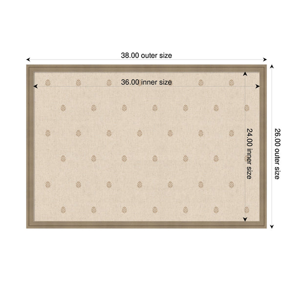 Pinboard Beige Botanical Block Print