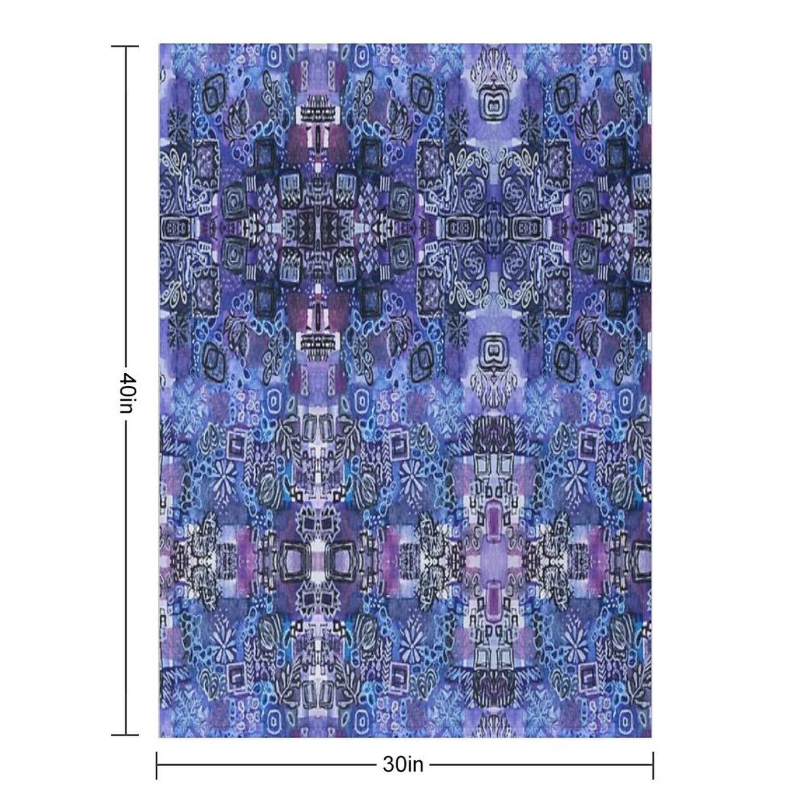MINI Art 4 PATTERN 2 Durable Throw Blanket