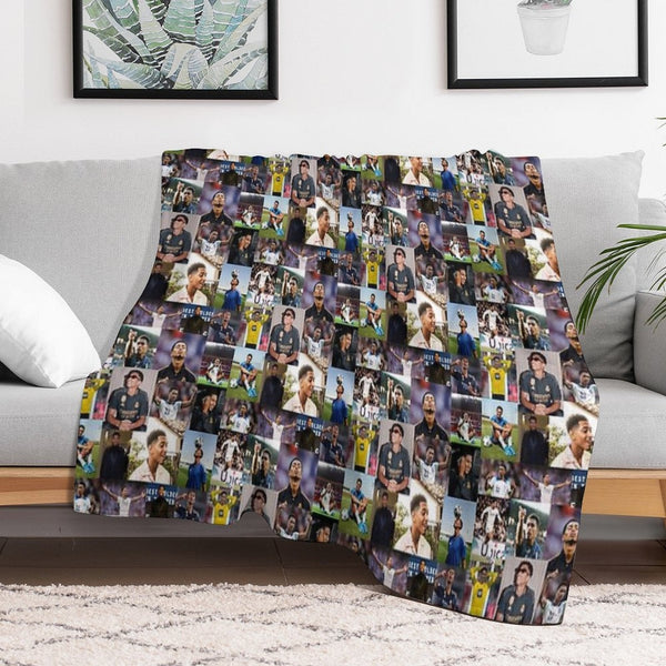 Jude Bellingham Collage Comfort Throw Blanket