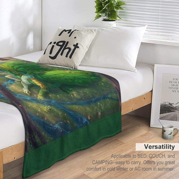 Wings of Fire - Sundew And Willow Throw Blanket
