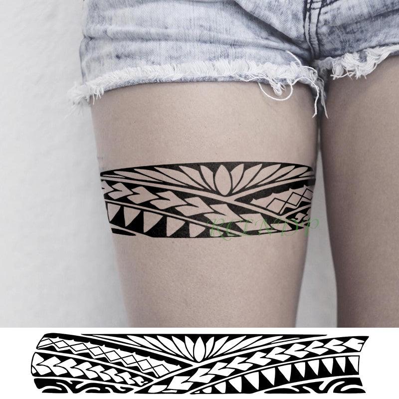 57 Sheets Temporary Tattoo Stickers Set Waterproof Temporary Tattoo Waist Arm Modern Stylish Big Black Tattoos For Womens Mens