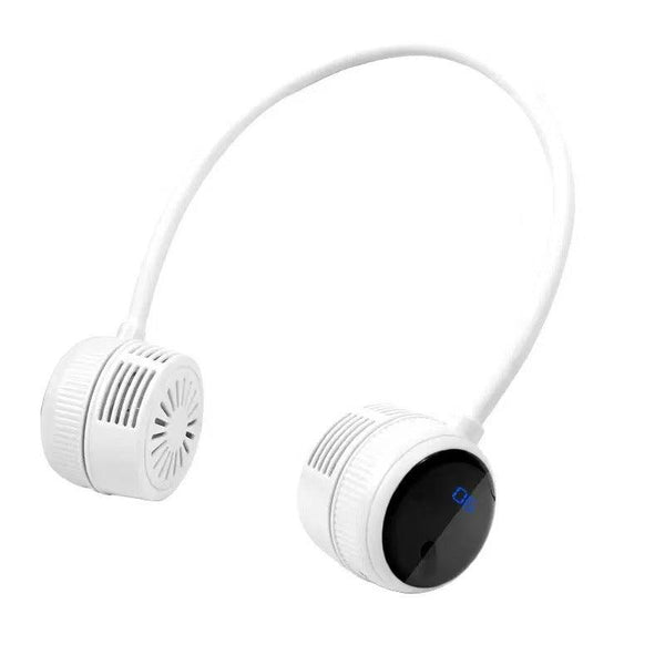 Foldable Neck Fan Portable Silent USB Charging Outdoor Sports Turbine Bladeless Mini Neck Fan