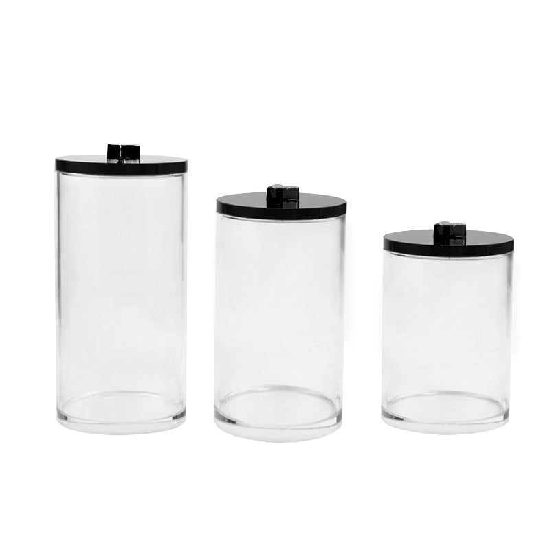 Set of 3 Crystal Canisters