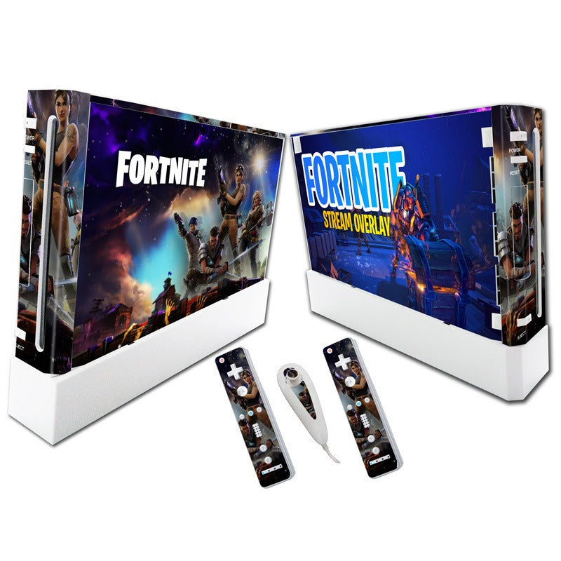 Suitable for WII stickers wii console cartoon protective film Spider-Man Fortress Night multiple styles without leaving glue