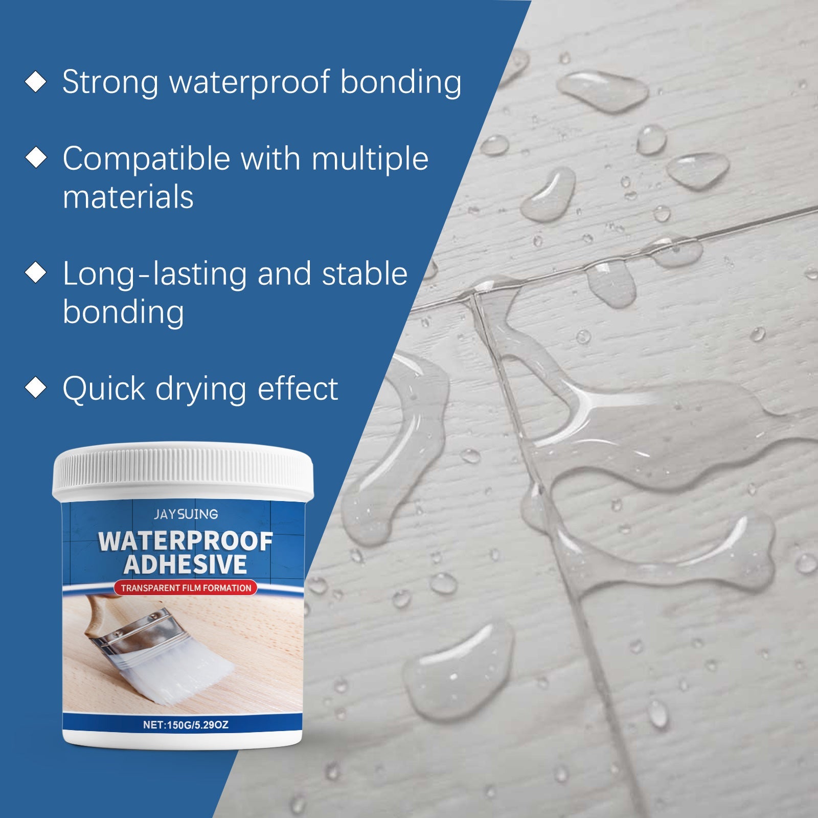 Waterproof adhesive Transparent waterproof adhesive External wall roof roof tile leak repair waterproof glue