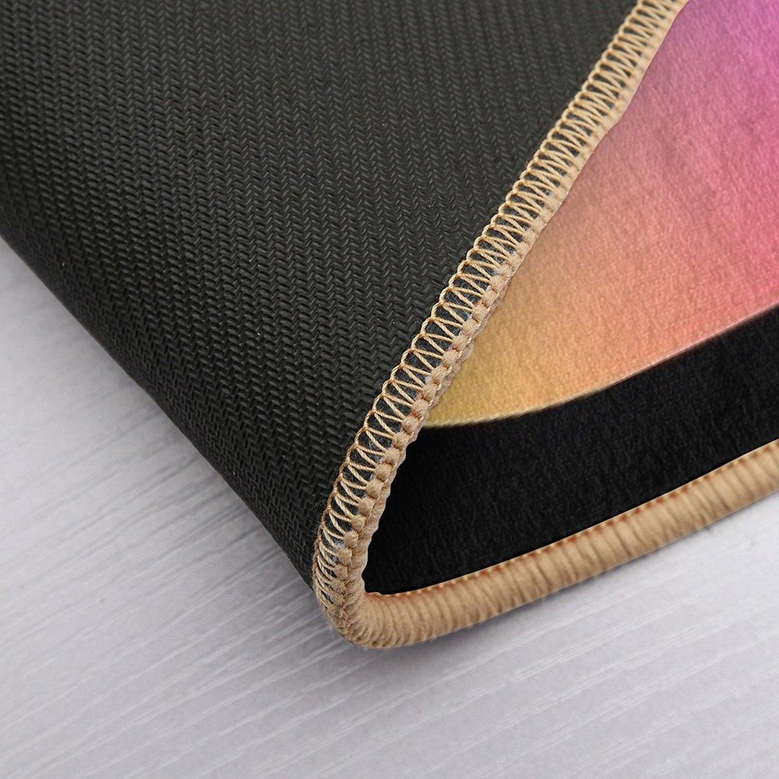 Rainbow Holographic Oculus VR Logo Bath Mat