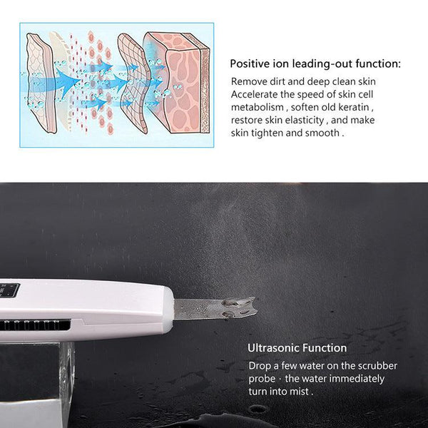 HailiCare Ultrasonic Peeling Machine To Remove Aging Horny Peeling Instrument Hydrogen And Oxygen Small Bubble Beauty