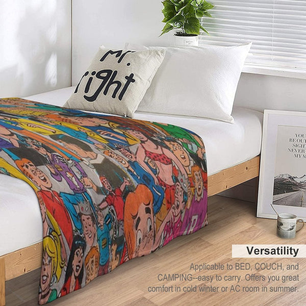 Archie Comics Collage Durable Throw Blanket