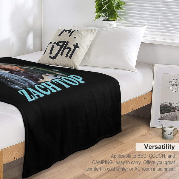 Country Music Bootleg Velvety-soft Throw Blanket