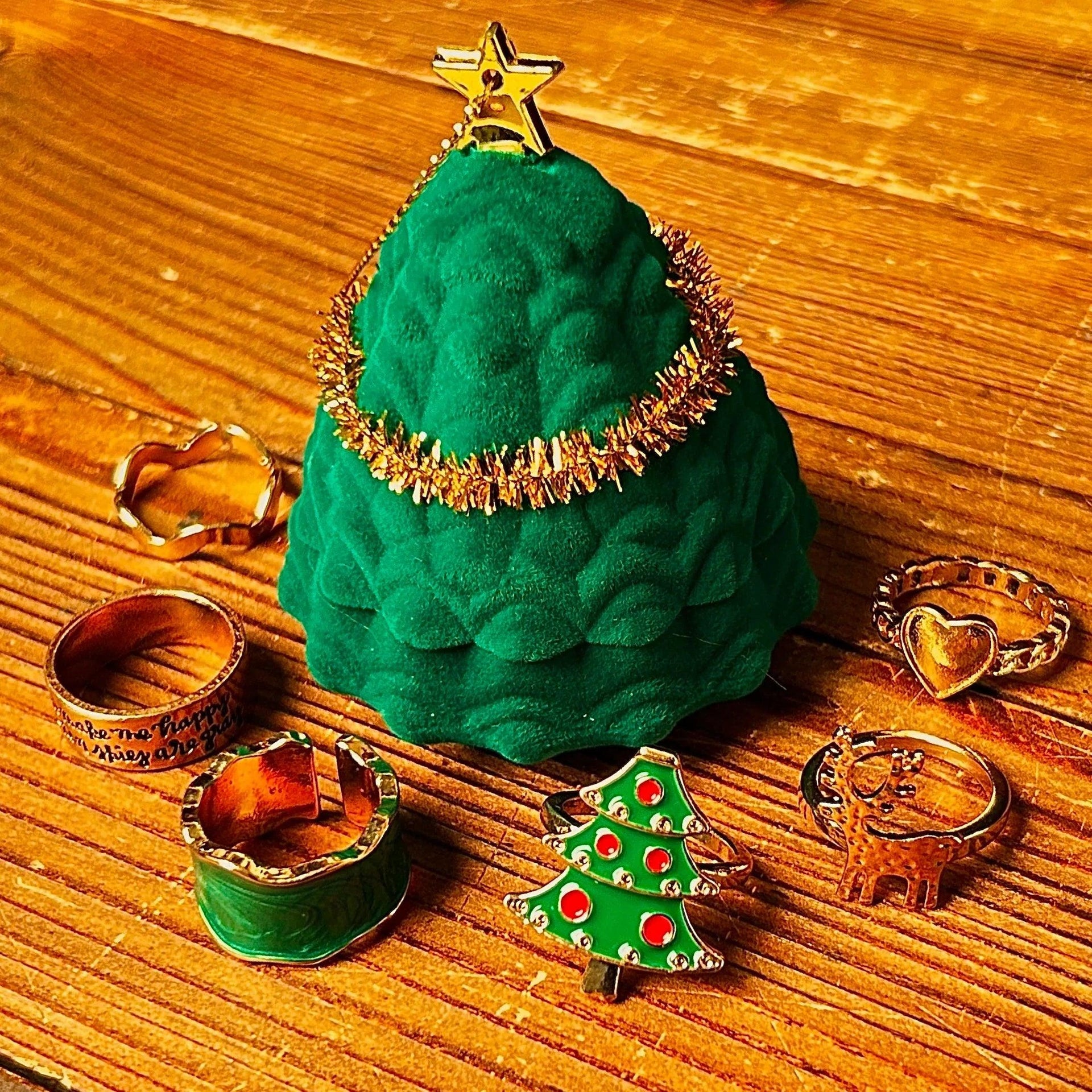 Christmas Ring Set of Six - Gifts for You 'n Me