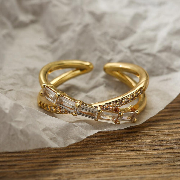 Geometric Open Ring Women's Fashion Simple Ring