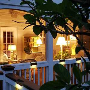 8-Pack Solar LED Deck & Step Lights