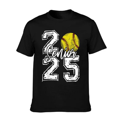 Class of 2025 Softball Senior 2025 Back To School Funny T-Shirt
