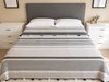 Cotton Black Pom Pom Bedspread