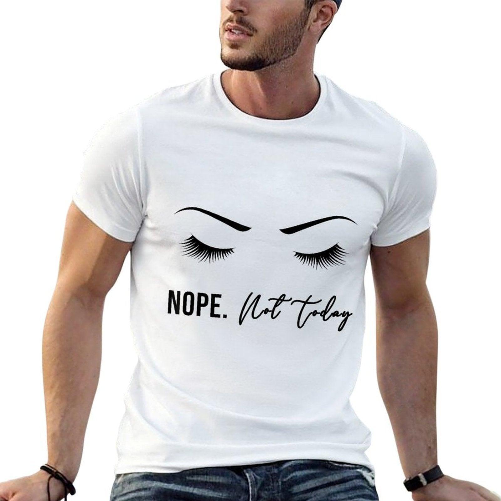 Nope Not Today for Women  Cute Woman Girl Funny  Moisture-wicking T-Shirt