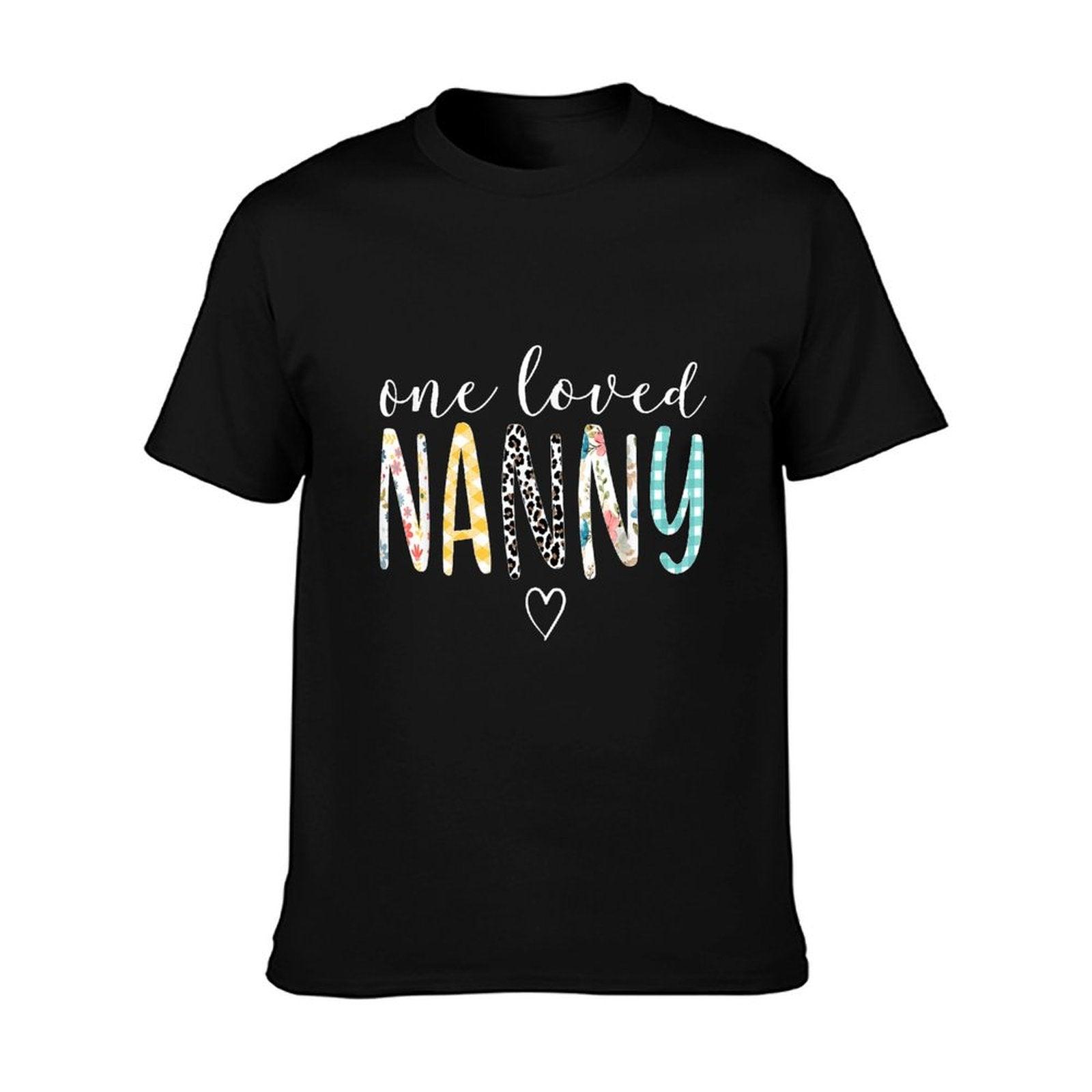 Nanny Gifts Women One Loved Nanny Mother's Day T-Shirt