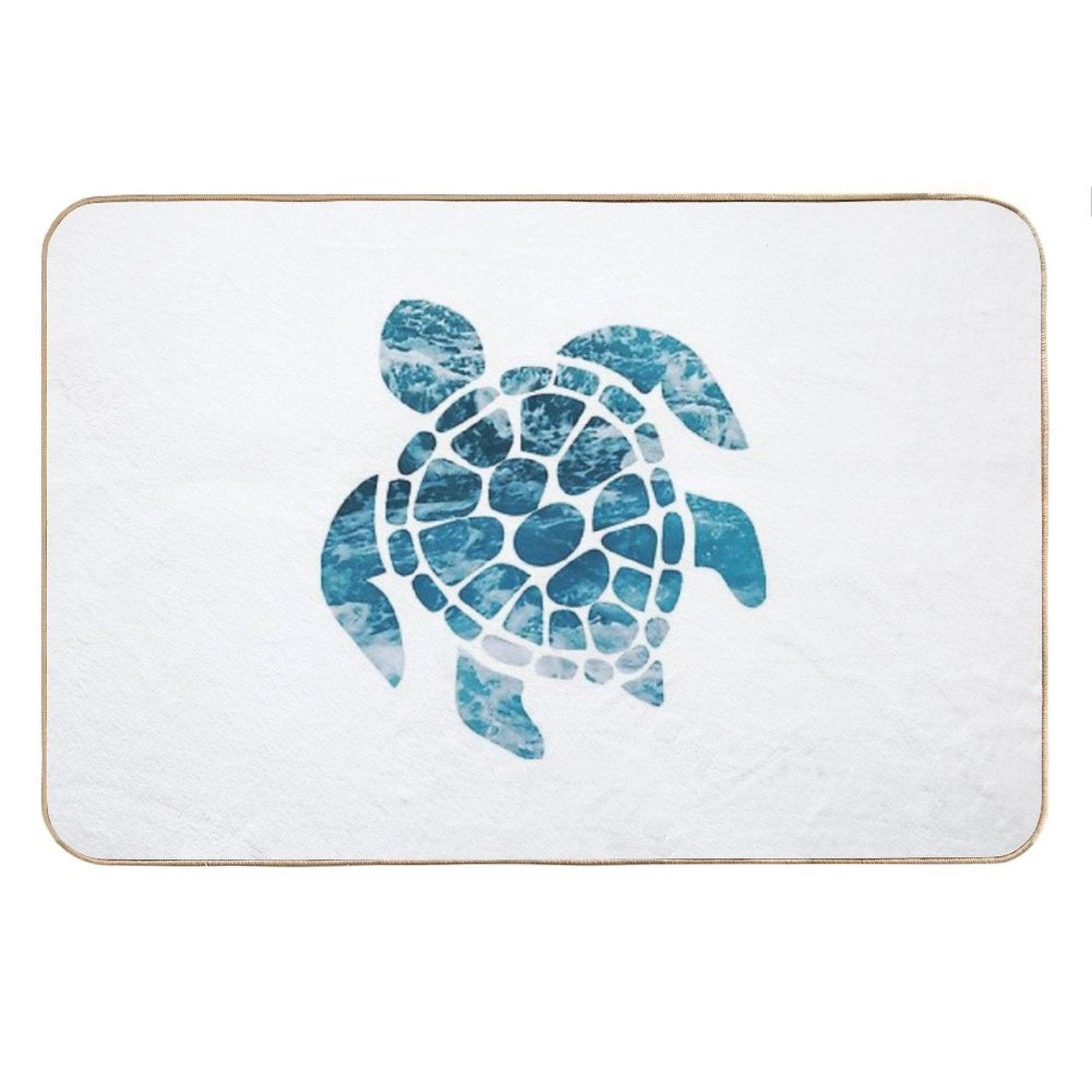 Ocean Sea Turtle Bath Mat