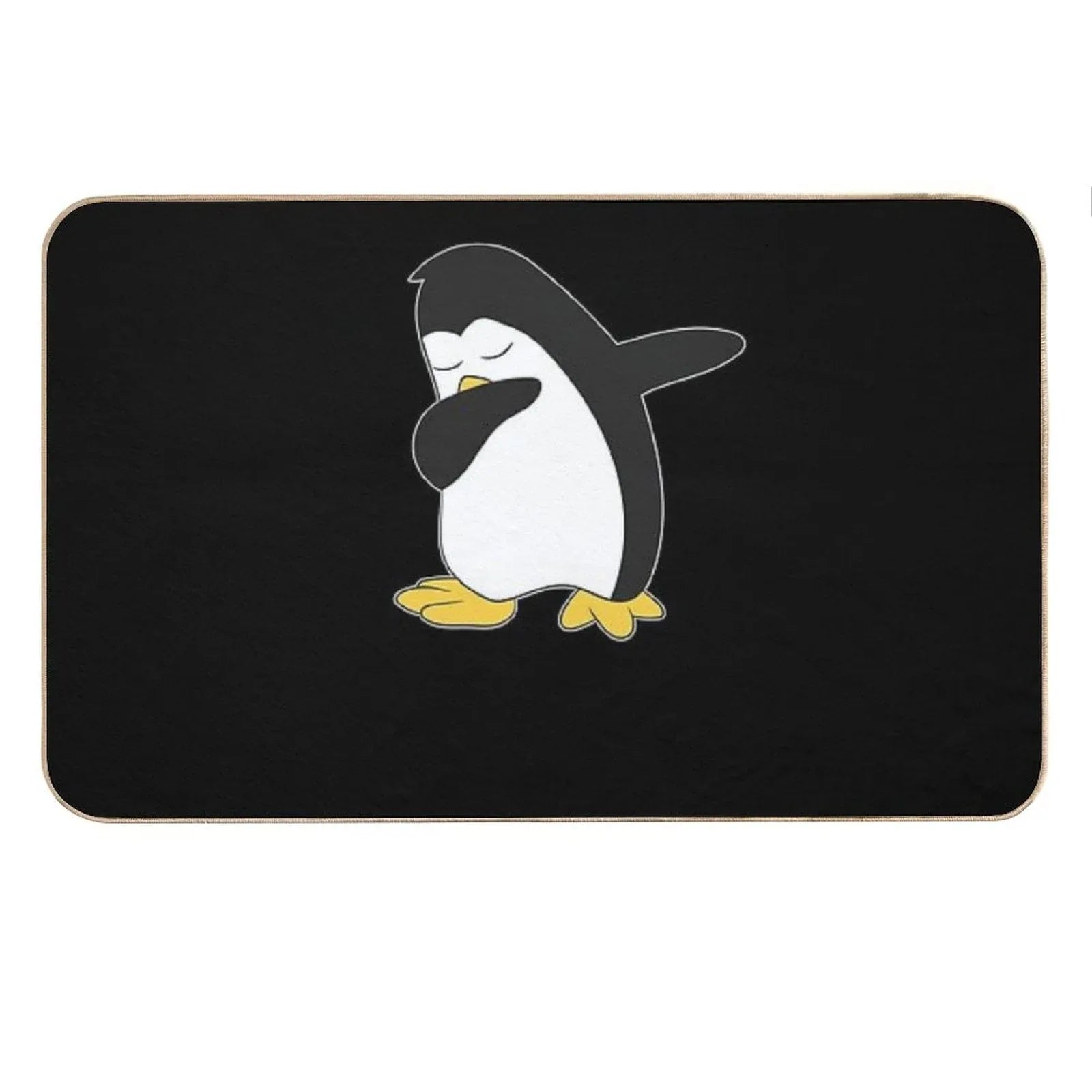 Penguin Dab  Dabbing Bath Mat