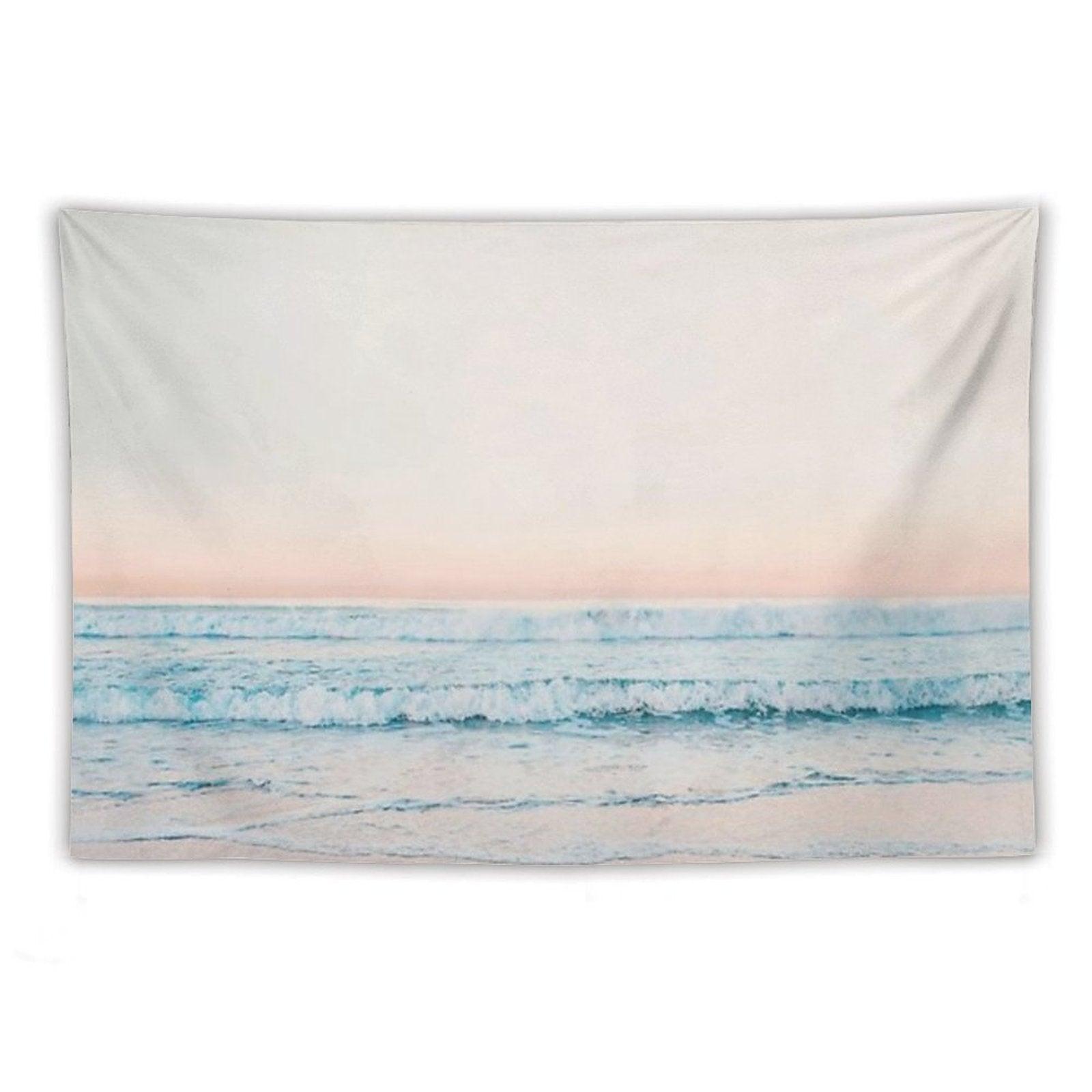 Minimalist Ocean Print Tapestry