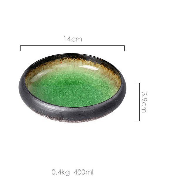 Creative retro ceramic plates plates dishes sushi plates tableware snack plates