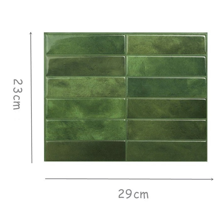 Kitchen oil and high temperature resistant stickers, 3D three-dimensional self-adhesive wall stickers, bathroom