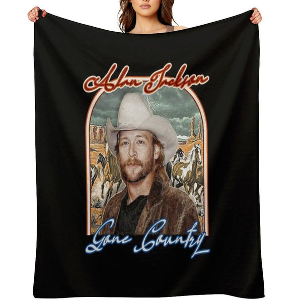 Alan Jackson Throw Blanket