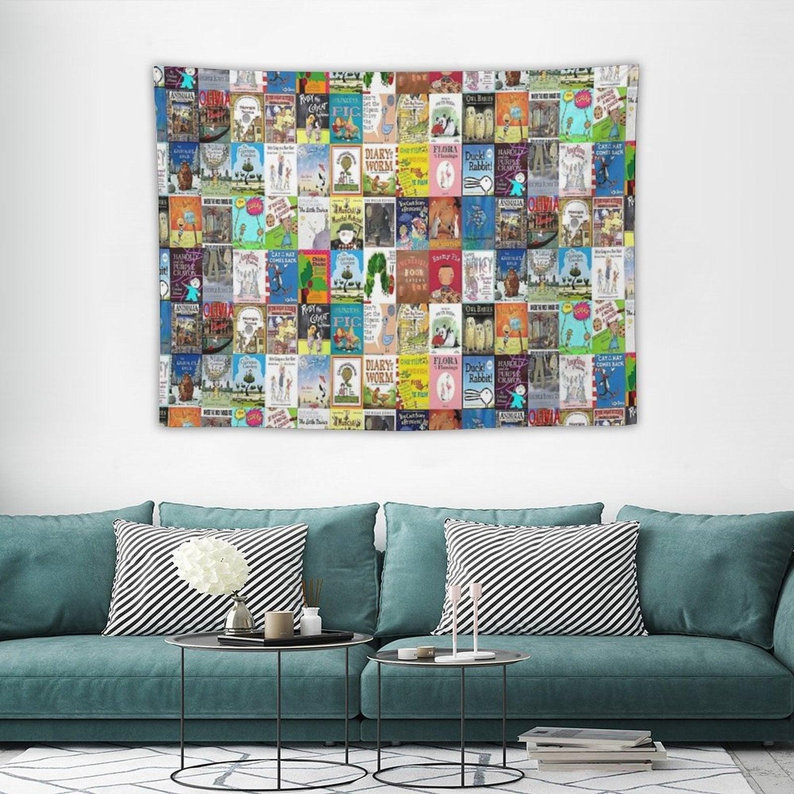 Children Picture Book Covers Tapestry