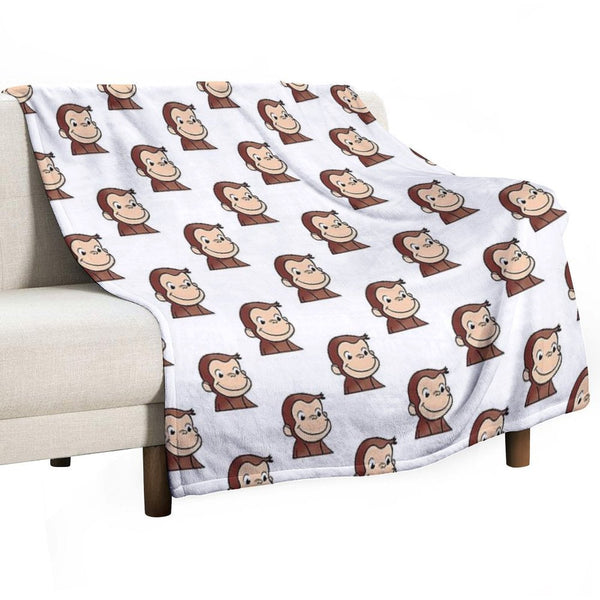 Curious George Velvety-soft Throw Blanket