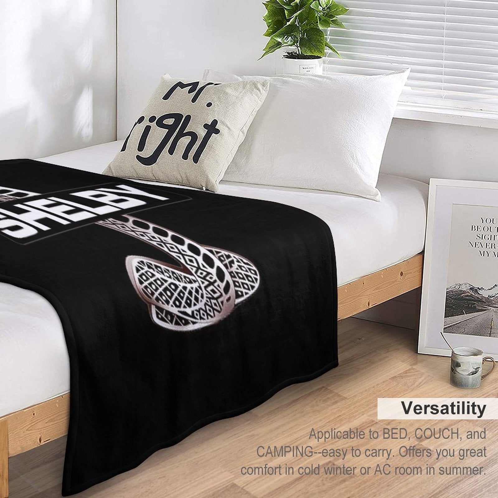 RED LIGH SHELBY MUSTANG GT500 Gift-ready Throw Blanket