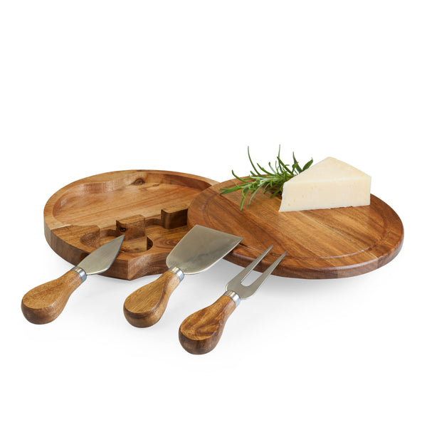 Acacia Brie Cheese Cutting Board & Tools Set Picnic Time Family of Brands