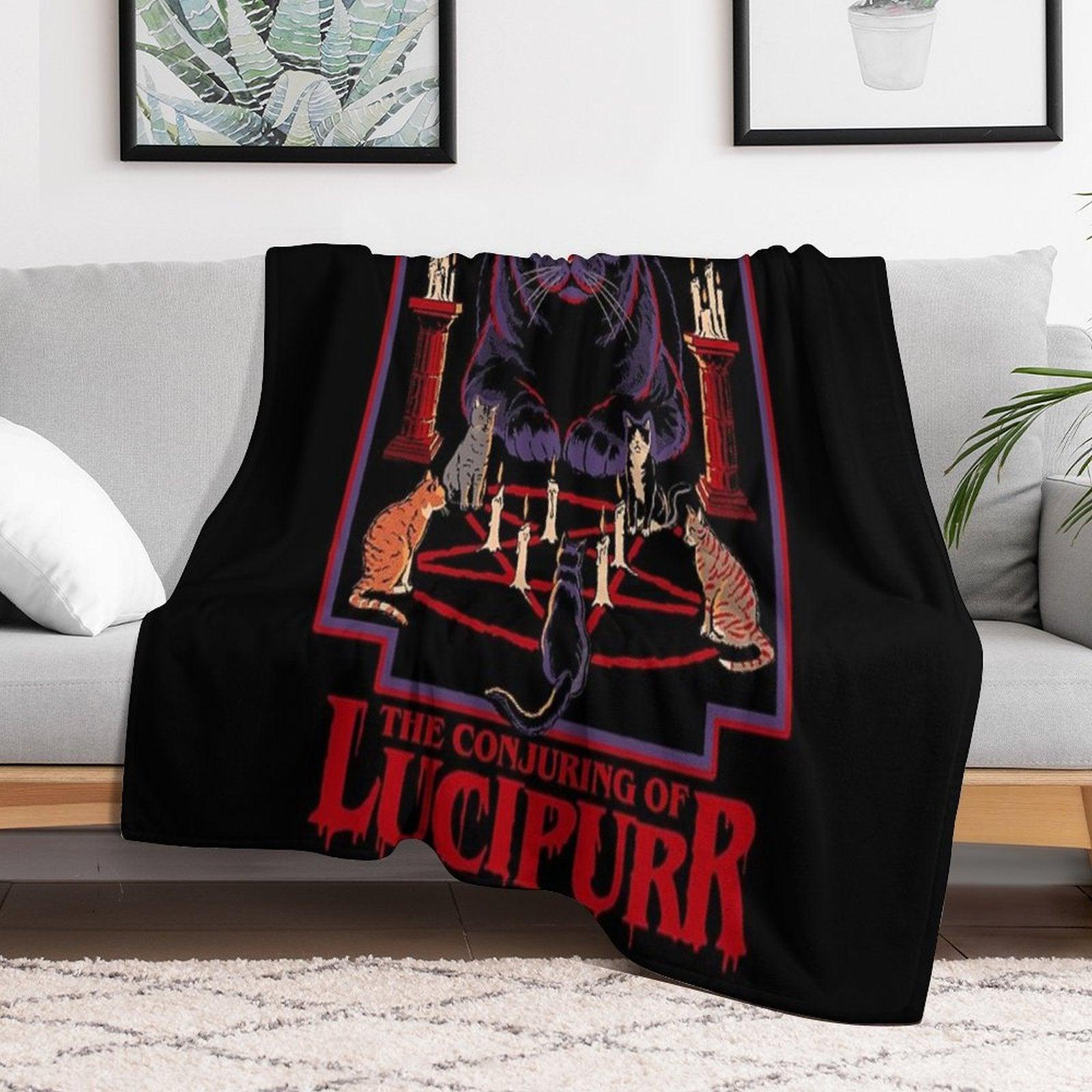 Lucipurr Throw Blanket