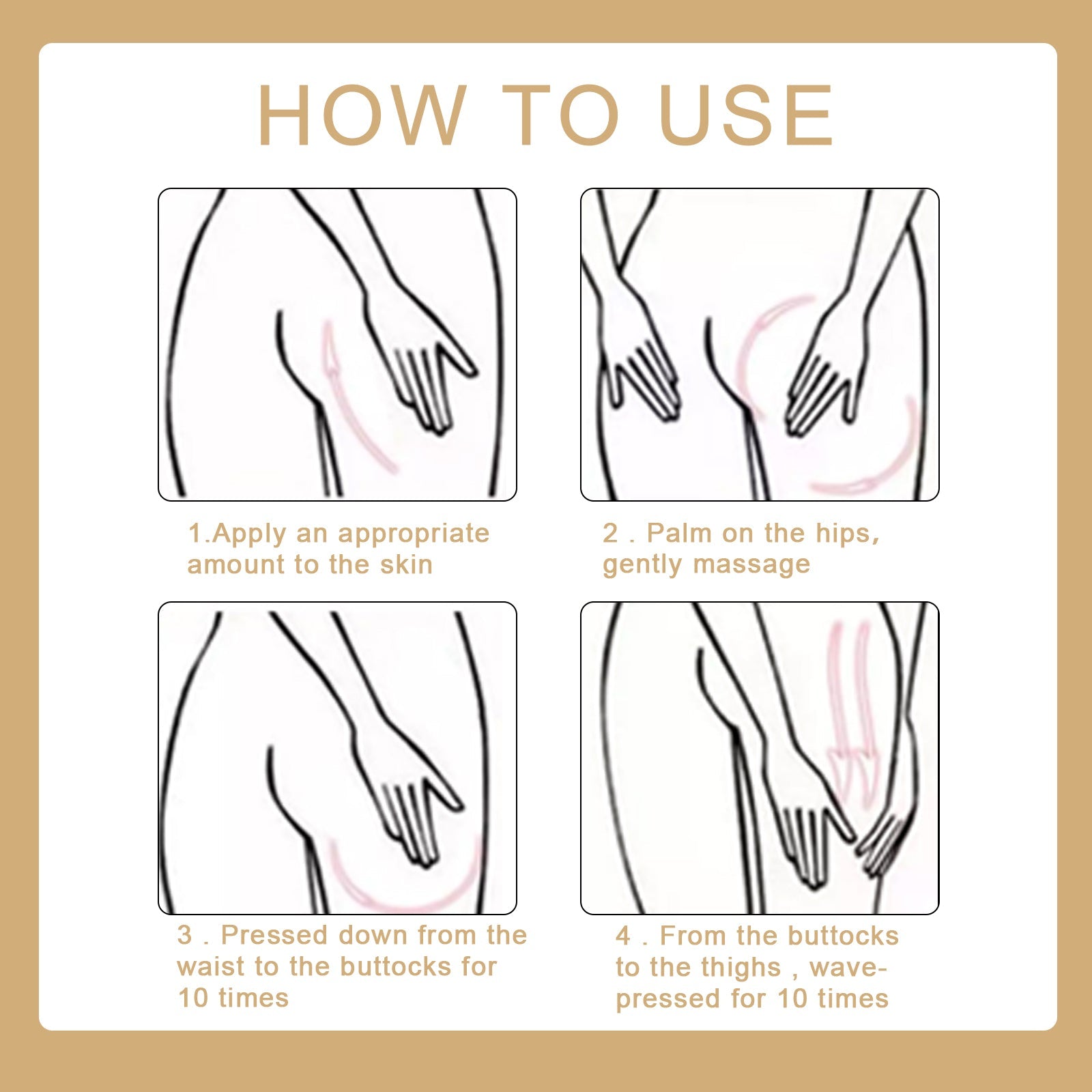 Butt Essential Oil Lift Buttock Plump Buttock Massage Firming And Lightening Orange Peel Body Shape Peach Butt Essential Oil