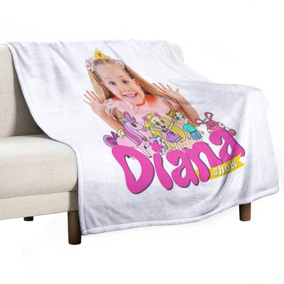 The Kids Diana Show Wrinkle-free Throw Blanket