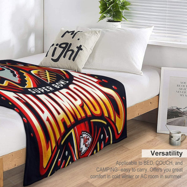Kansas City Champions Eco-conscious Throw Blanket