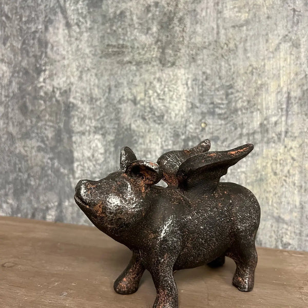 Cast Iron Flying Pig
