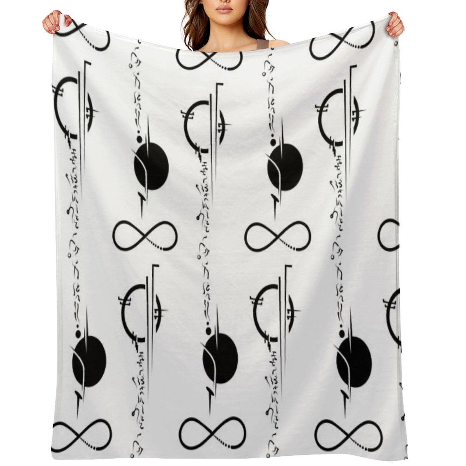 Commander Tattoo Throw Blanket